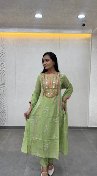 Pistachio Green Kurta Set