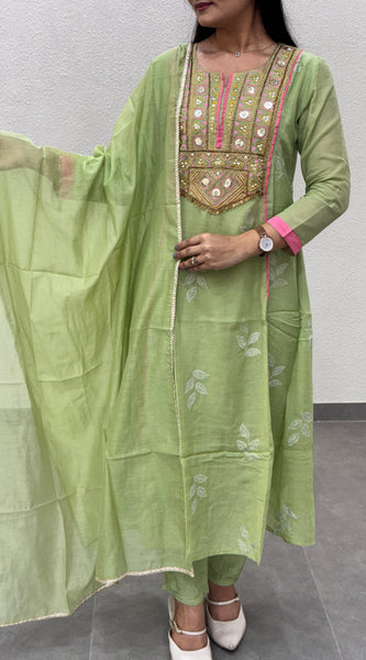 Pistachio Green Kurta Set