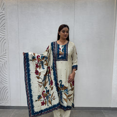 Off-White Kurta Set