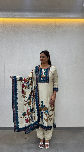 Off-White Kurta Set
