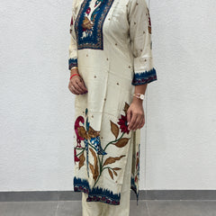 Off-White Kurta Set
