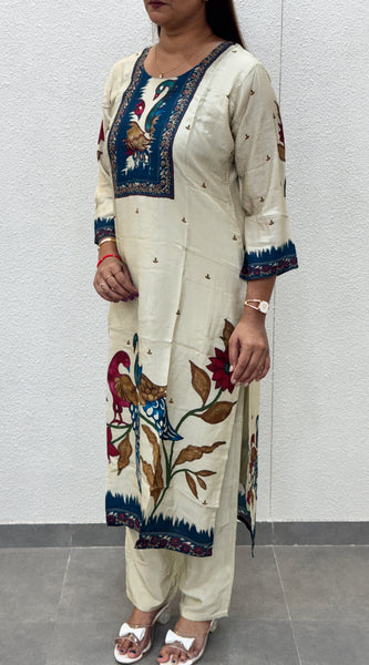 Off-White Kurta Set