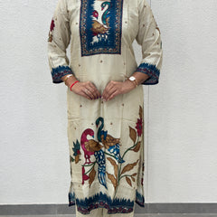 Off-White Kurta Set