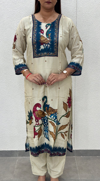 Off-White Kurta Set