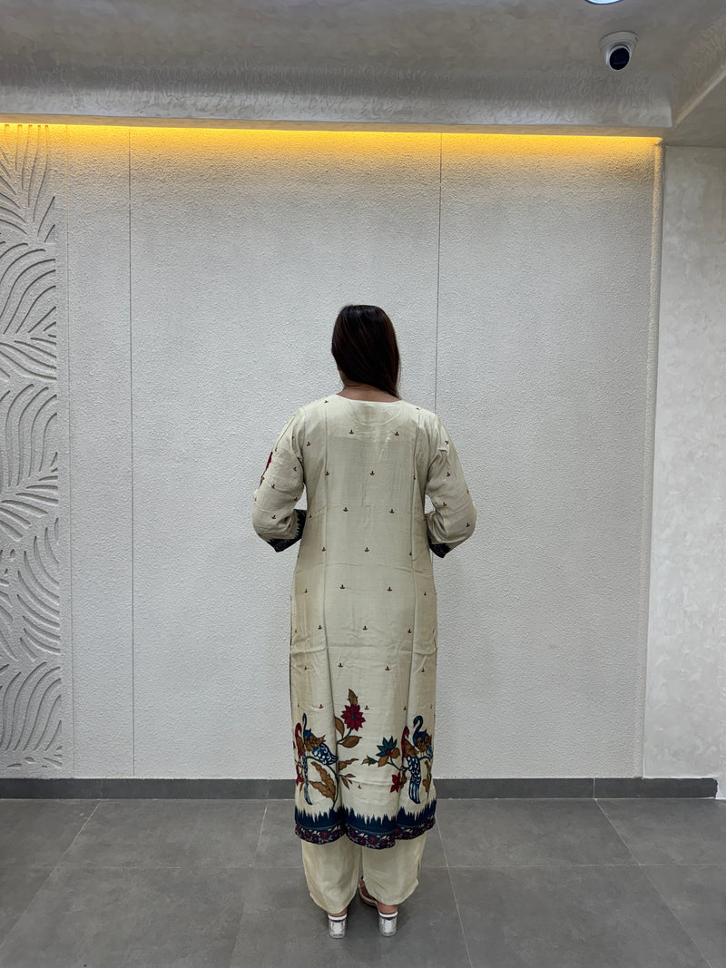 Off-White Kurta Set