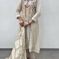 Beige Kurta Set