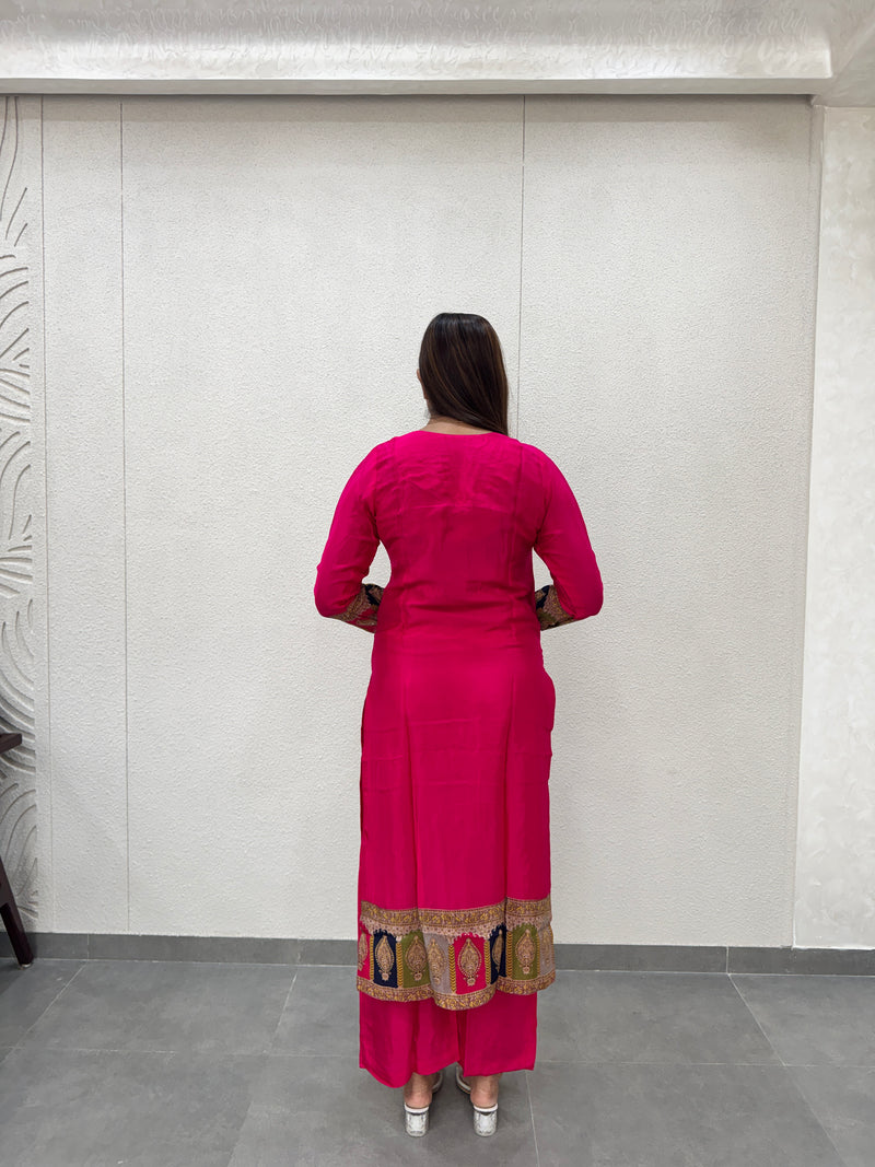 Rani Pink Kurta Set