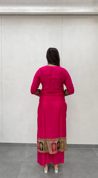 Rani Pink Kurta Set