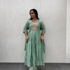Mint Green Kurti Set