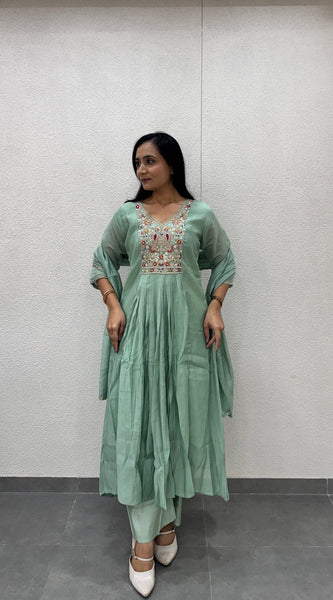 Mint Green Kurti Set