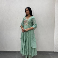 Mint Green Kurti Set