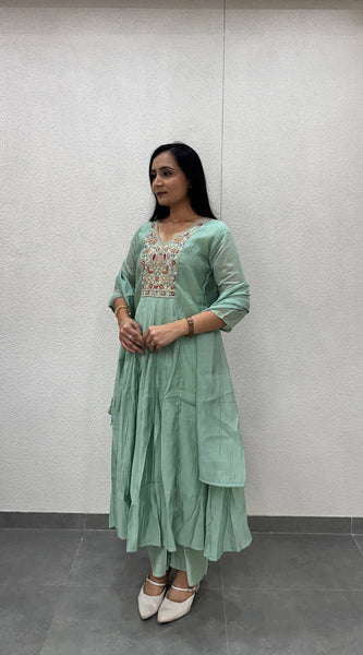 Mint Green Kurti Set