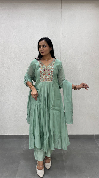 Mint Green Kurti Set