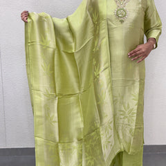 Lime Green Kurti Set