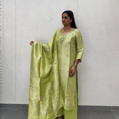 Lime Green Kurti Set