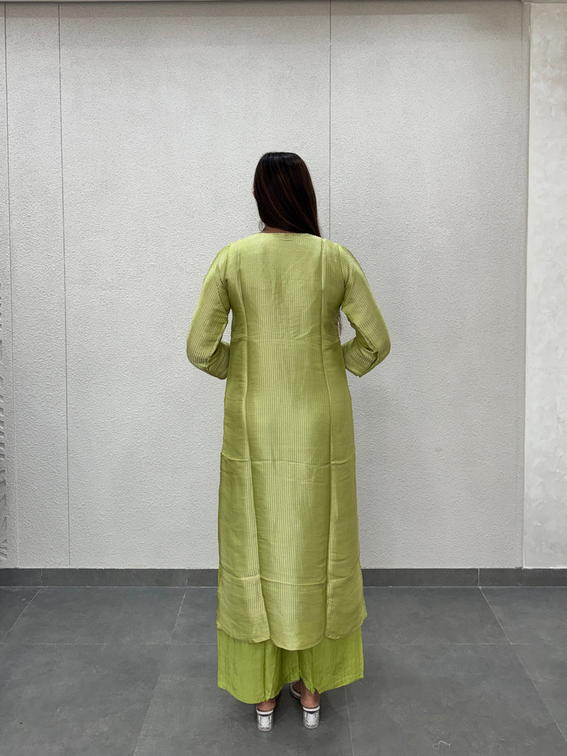 Lime Green Kurti Set