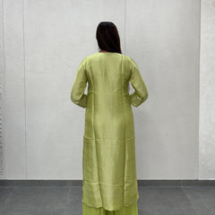Lime Green Kurti Set