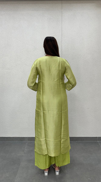 Lime Green Kurti Set