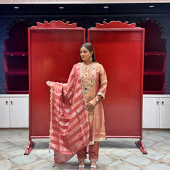 Rose Gold Kurti Set