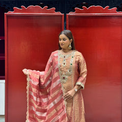 Rose Gold Kurti Set