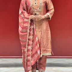 Rose Gold Kurti Set