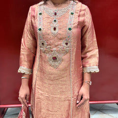 Rose Gold Kurti Set