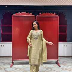 Muted Sage Green Kurti Set