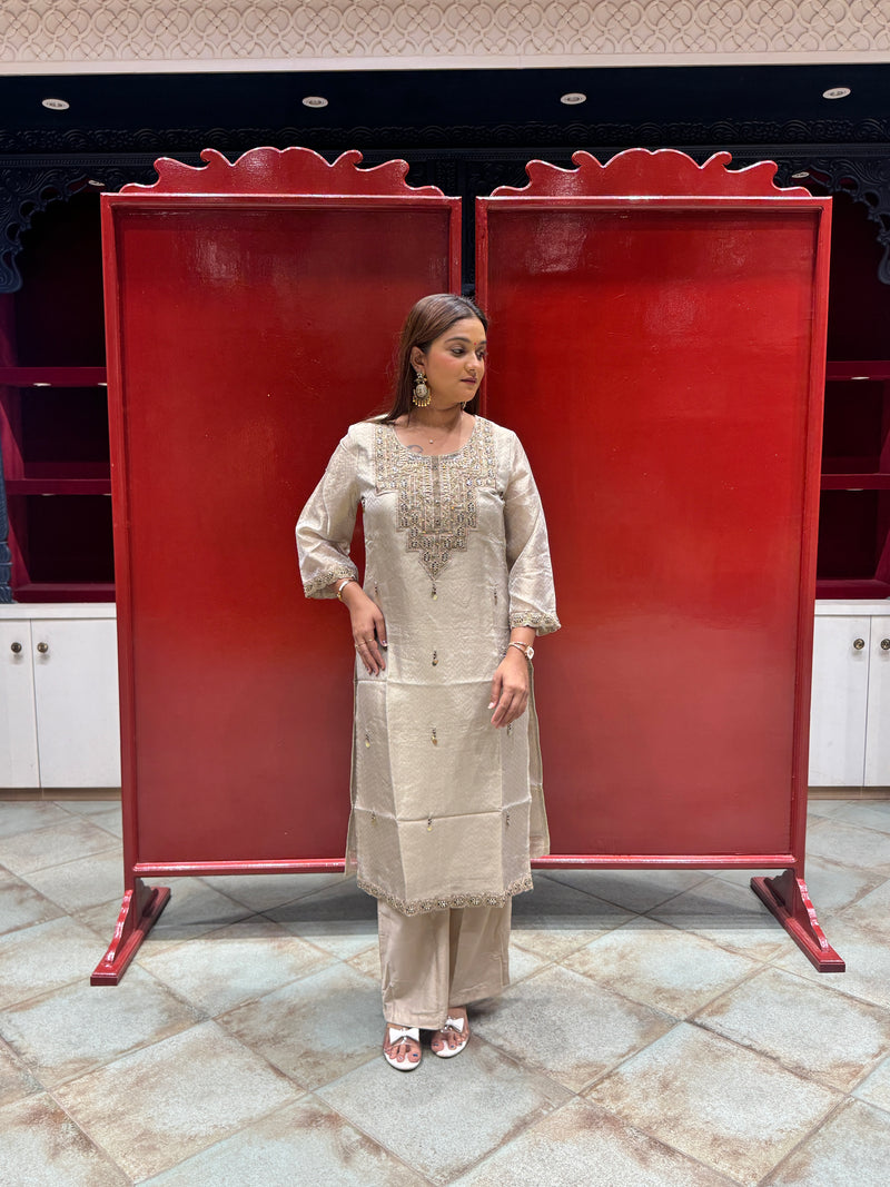 Champagne Gold Kurti Set