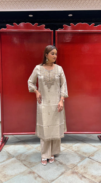Champagne Gold Kurti Set