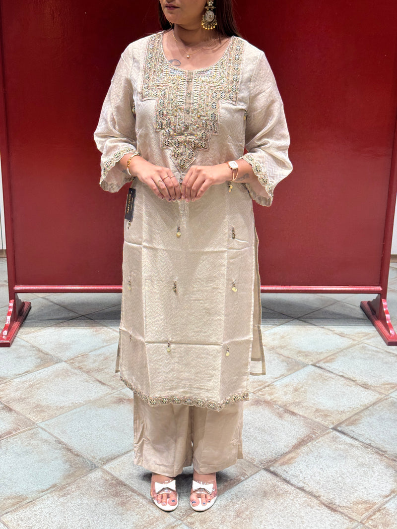 Champagne Gold Kurti Set