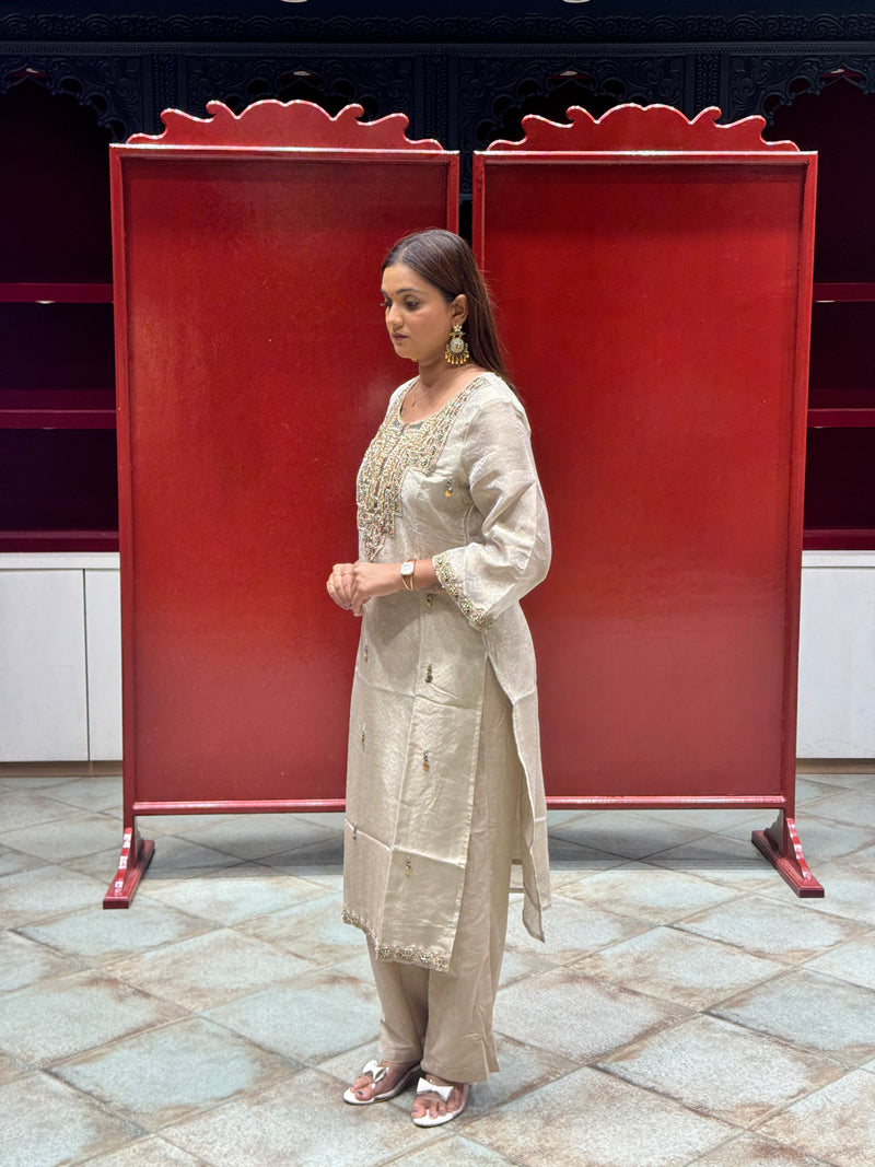Champagne Gold Kurti Set