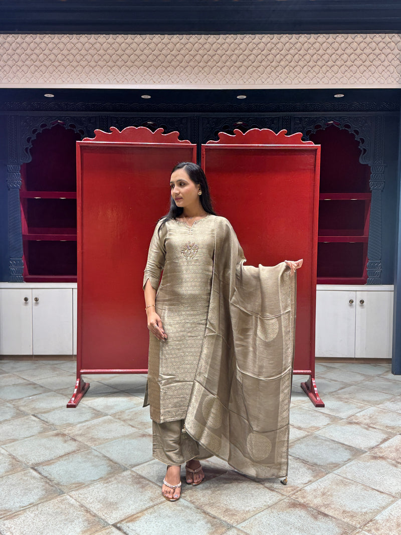 Bronze Gold Kurti Set