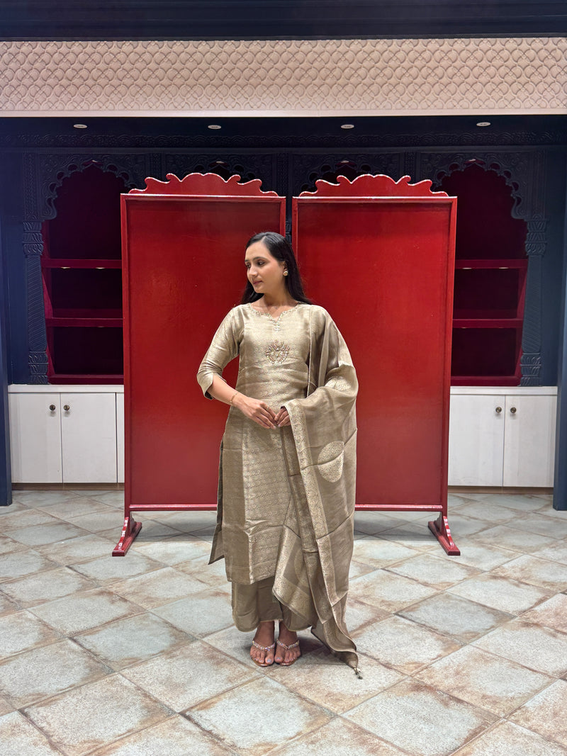 Bronze Gold Kurti Set