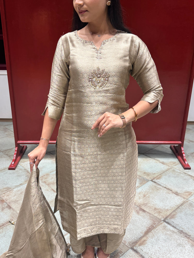 Bronze Gold Kurti Set