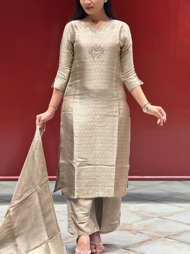 Bronze Gold Kurti Set