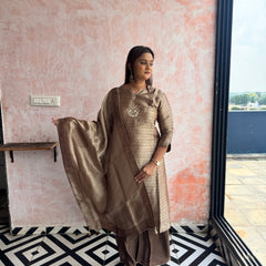 Taupe Bronze Kurti Set