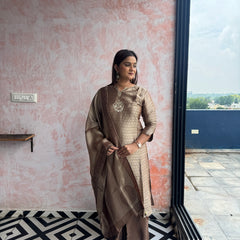Taupe Bronze Kurti Set