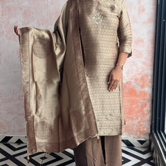 Taupe Bronze Kurti Set