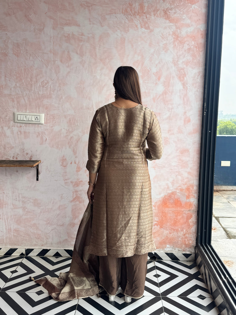 Taupe Bronze Kurti Set