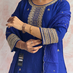 Royal Blue Kurti Set