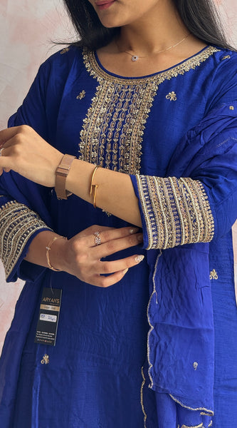 Royal Blue Kurti Set