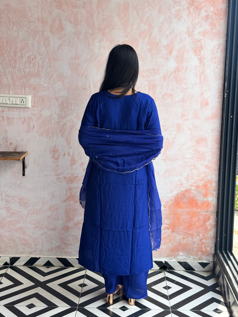Royal Blue Kurti Set