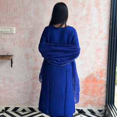 Royal Blue Kurti Set