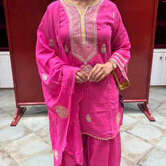 Rani Pink Kurti Set