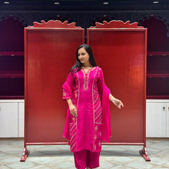 Rani Pink Kurti Set