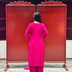 Rani Pink Kurti Set