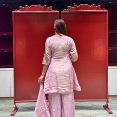 Lilac Pink Kurti Set