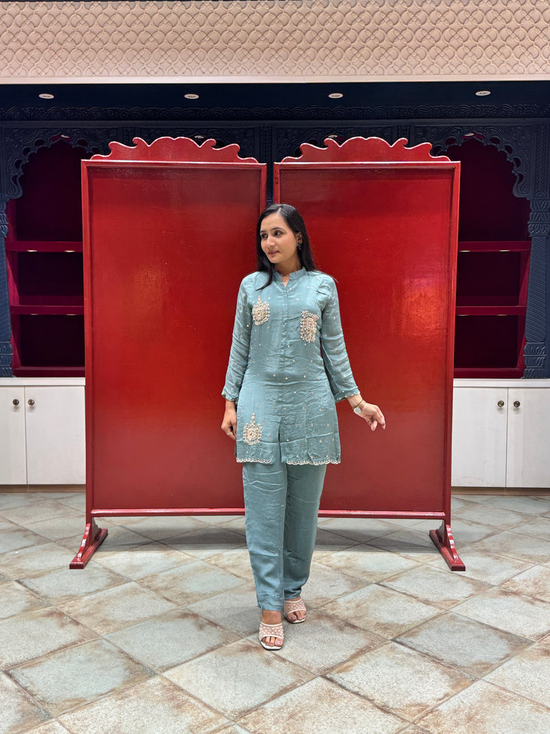 Dusty Blue Co-Ord Set