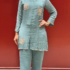 Dusty Blue Co-Ord Set