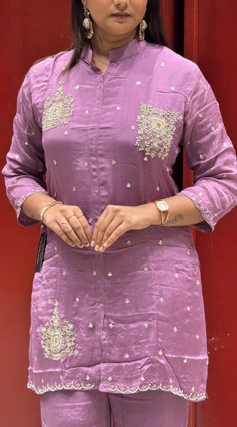 Lavender Purple Co-Ord Set